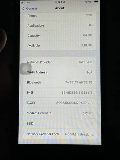 iPhone 8plus PTA approved