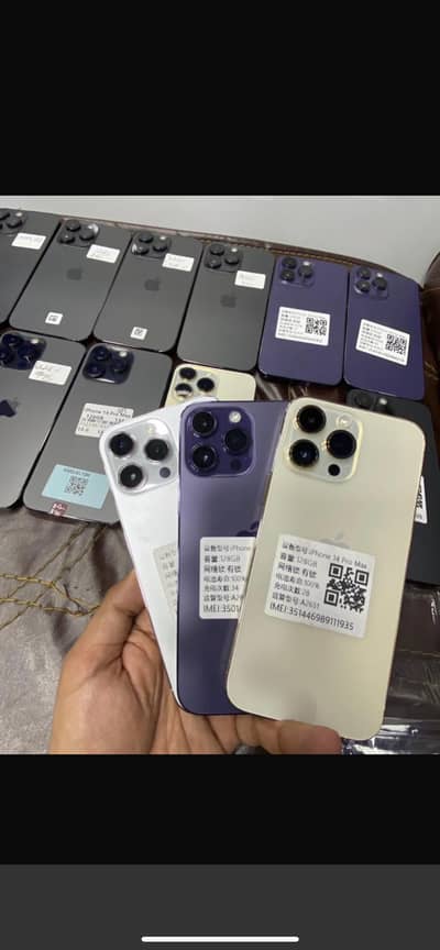 iPhone 14 Pro Max 128GB PTA APPROVED 128GB 90+ Health watar pack