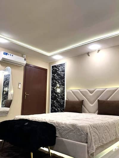 Per day and weekly basis, Studio fully furnished luxury apartments available for rent in Gulberg Greens Islamabad.