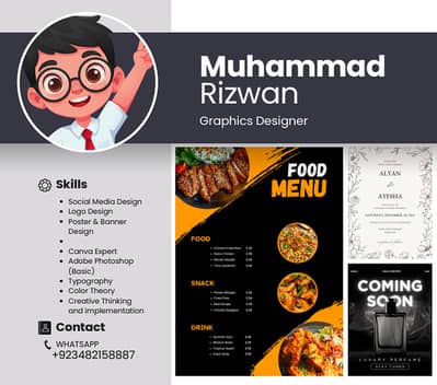 I AM A GRAPHIC DESIGNER. HERE TO GIVE ALL TYPE OF SERVICES YOU WANT