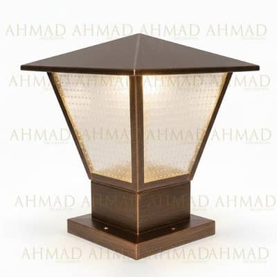beautiful copper color gate Light