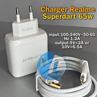 Realme 65watt Dart Charger.  original