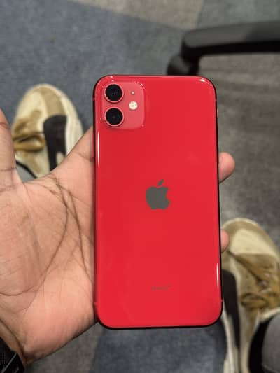 iPhone 11 128GB JV Rare Red (90% battery Health) Waterpack Air tite