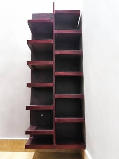 Modern Wooden Shoe Rack – Dark Brown