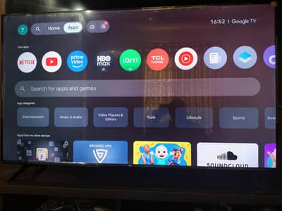 Tcl 55" 4k Android Google Led tv