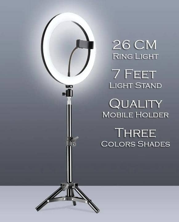 tripod and ring light 0