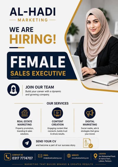 Females Sale Executive Required