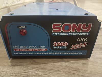 Sony transformer 220/110