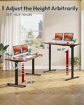 standing desk, height adjustable desk, electric desk, ergonomic desk,