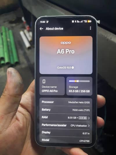 Oppo A6 pro 256gb 6 months warranty