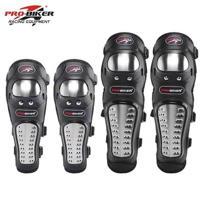 Probike Knee Guards with Aluminium Shield