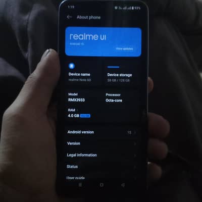 Realme Note 60