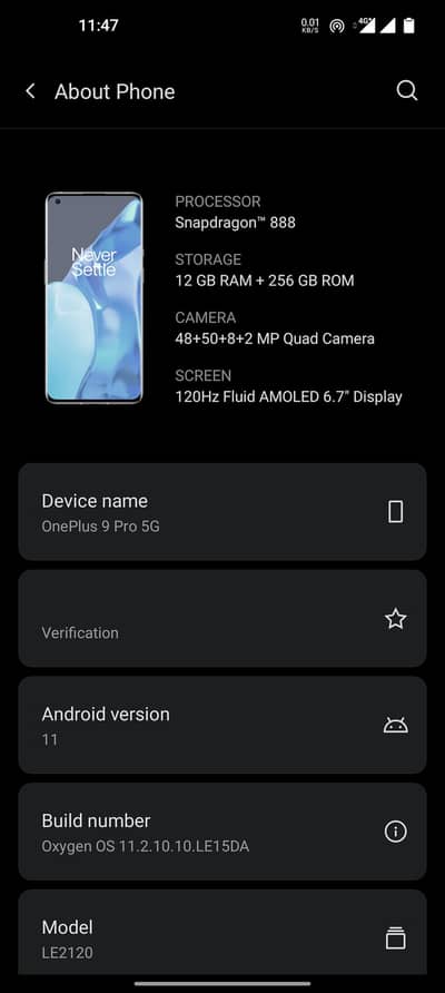 OnePlus 9 Pro 5G 12/256 GB