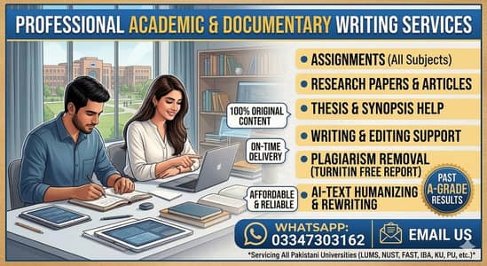 Professional Research Writing, Assignment & Thesis Formatting Services