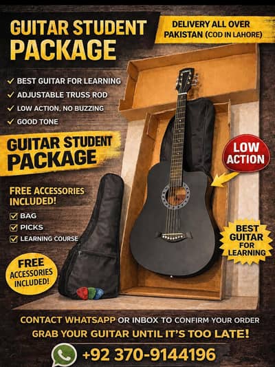 Kabat Box Pack Brand New Guitar with Accessories