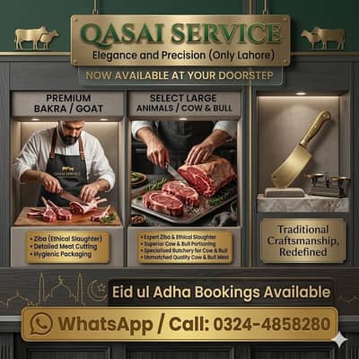Qasai Available for Lahore