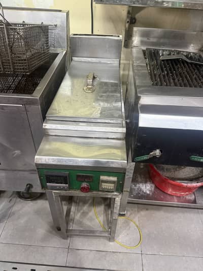 Fryer, hotplate+grill