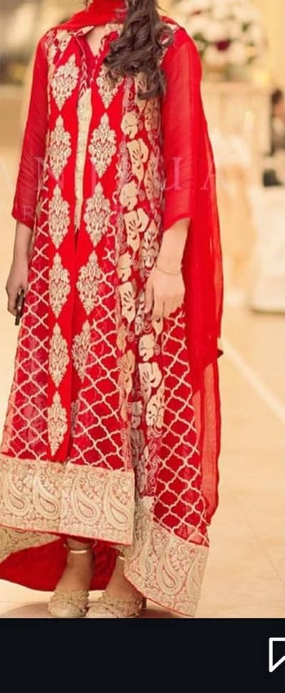 Red Maxi 4piece dress