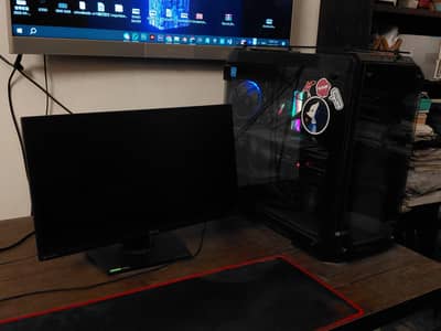 Gaming Pc with Rtx 3070  and Monitor
