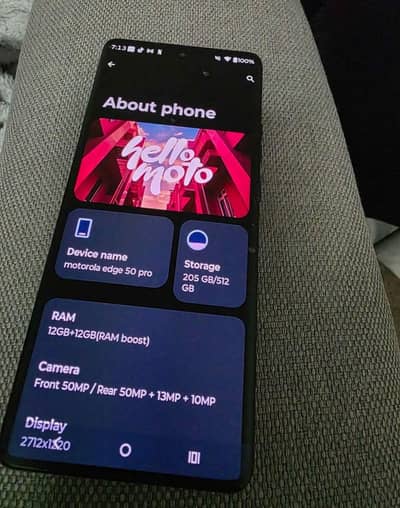 Motorola edge 50 pro  512gb 4 months sim time  gaming phone