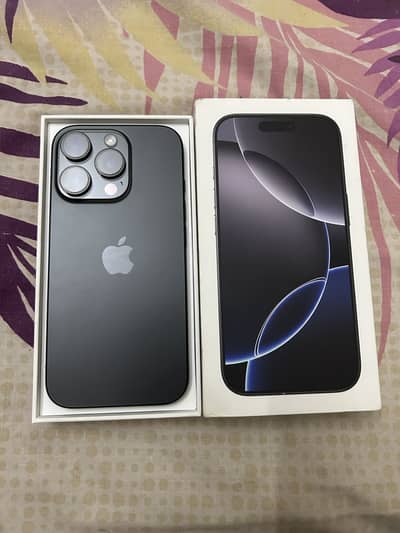 Iphone 16pro 128gb just box open
