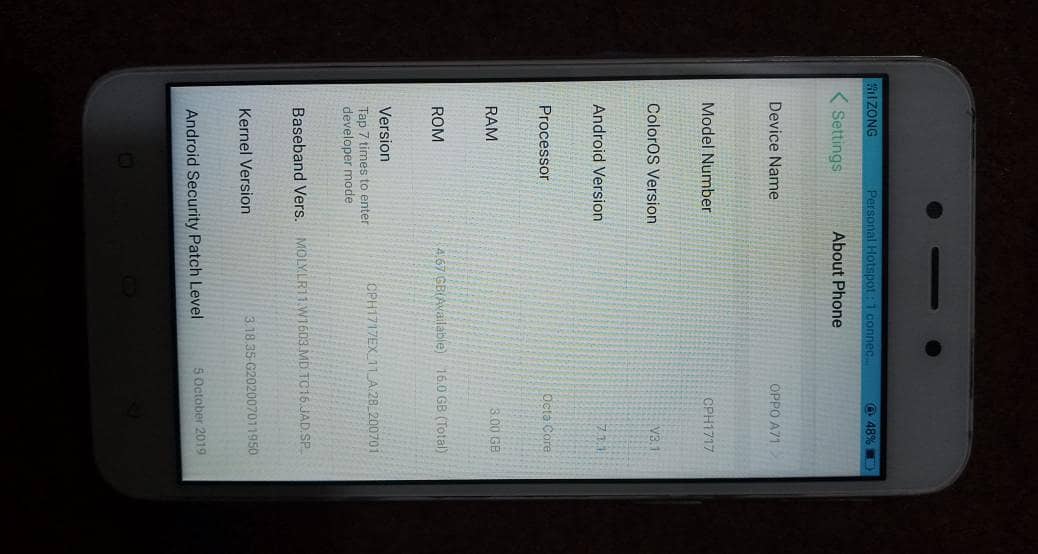 oppo A71. 1