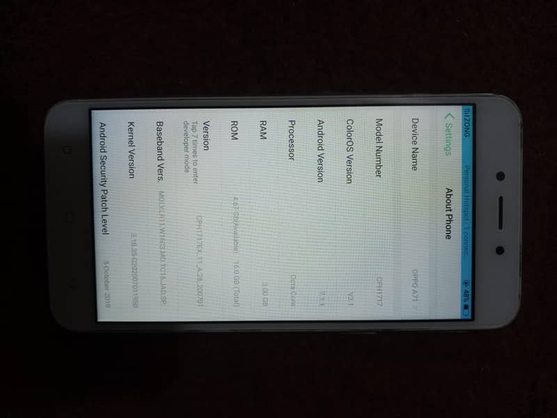 oppo A71. 9