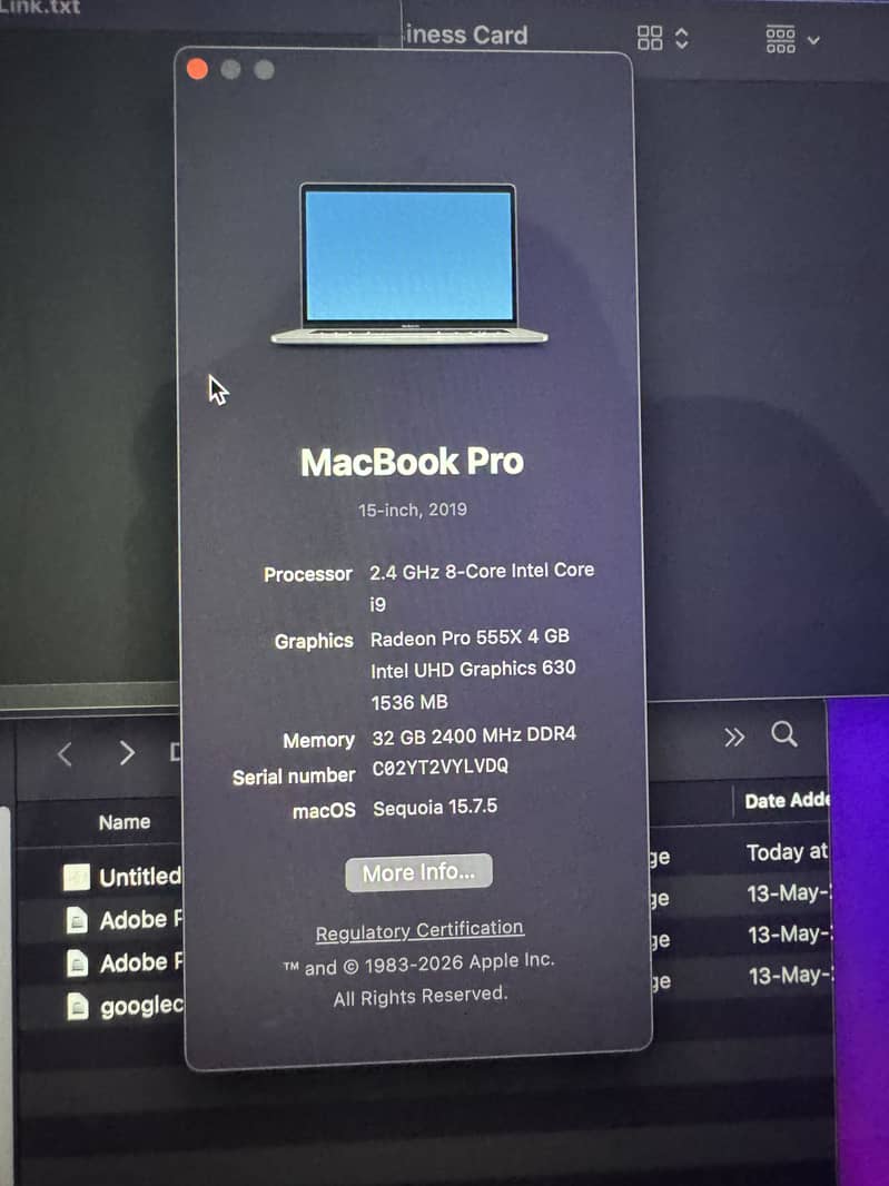 Macbookpro 2019 1