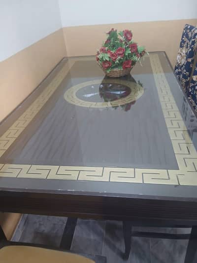 Premium 8-Seater Wooden Dining Table Set for Sale