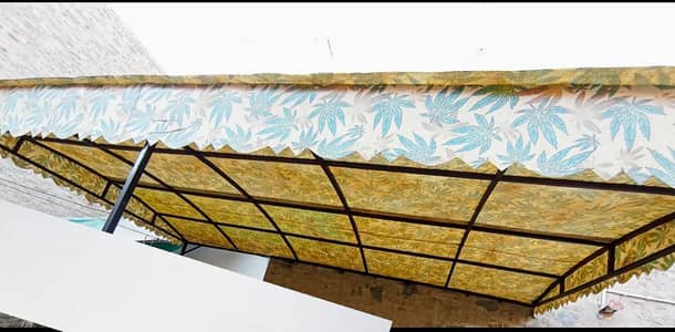 Car Parking Fiber Shade | Heavy Strong Pipe | 15×9 Ft