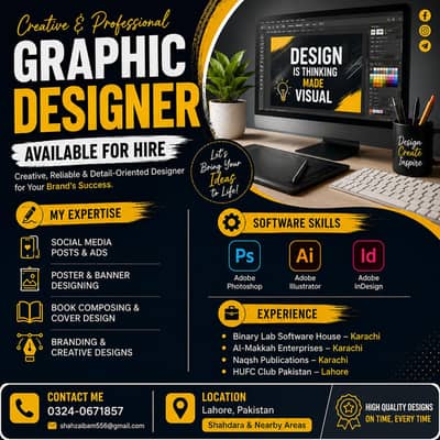 Graphic Designer Available for Hire