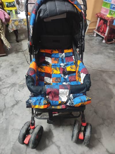 Imported New Design Baby Pram Good Quality  just one month Used .