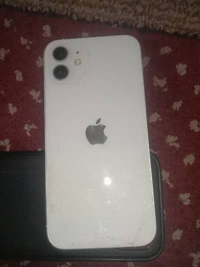 I fhone 12 jv 64gb (84 health all ok only back break