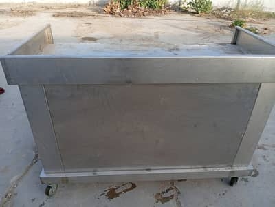 Coubters tables steel urgent sale