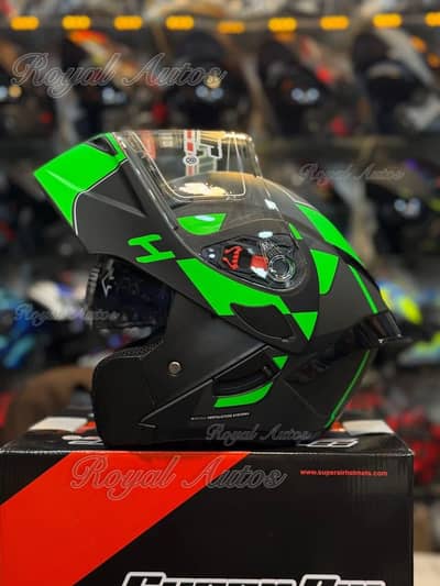 DOT VERIFIED BOX PACK SUPER AIR FLIPUP HELMET