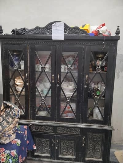 wooden show case