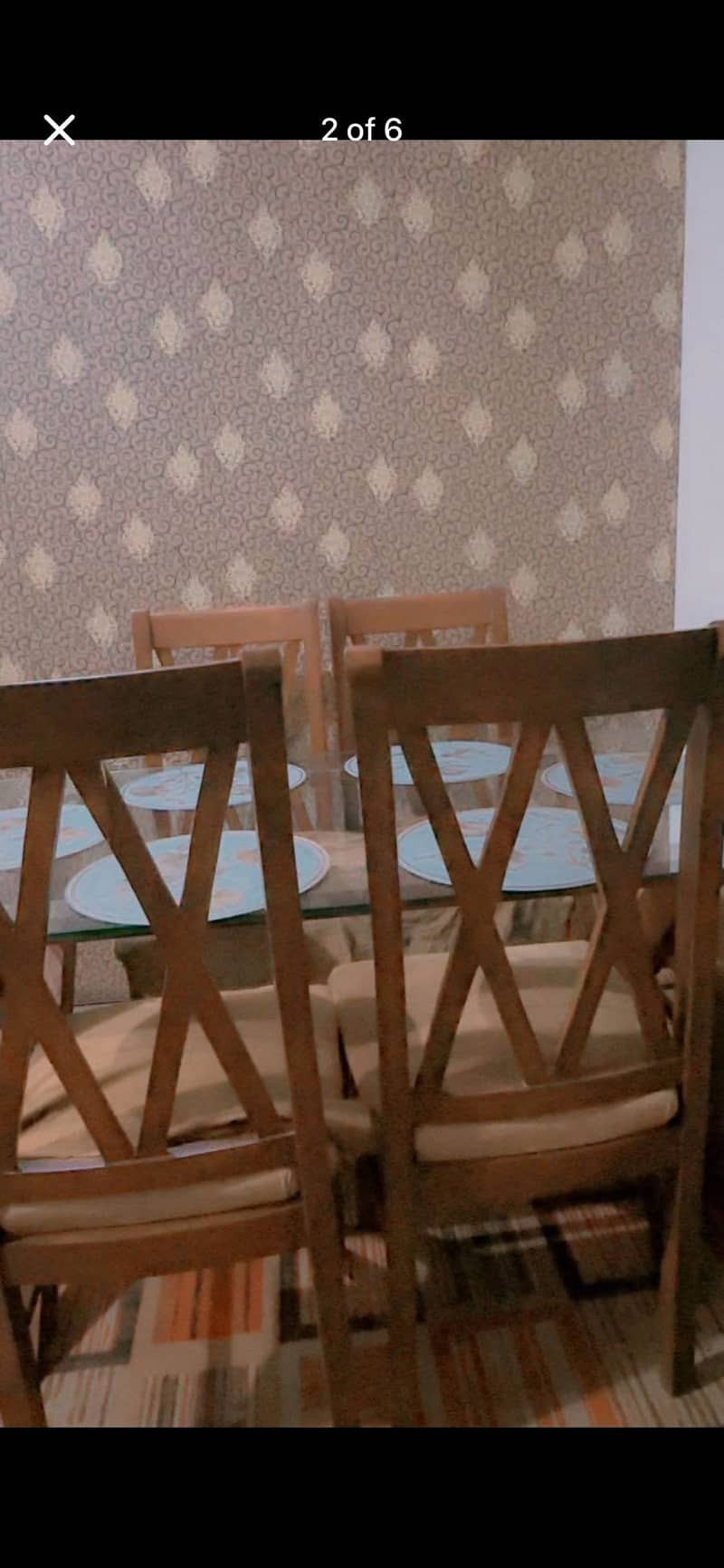 6 chairs dining table 0
