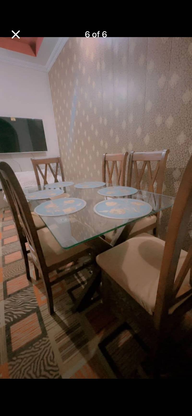 6 chairs dining table 4