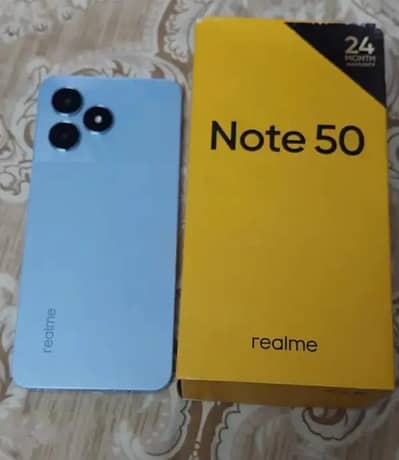 realme Note 50 storage 4 + 4  128 GB