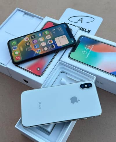 iphone x 256 GB PTA approved no open no repair all ok