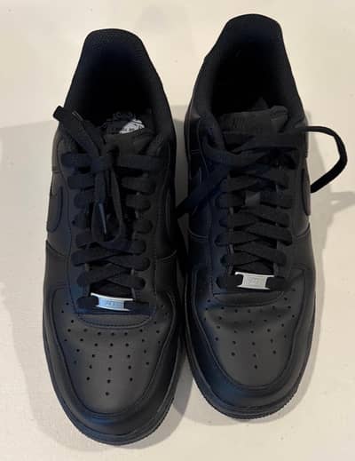 Nike Airforce One Shadow Black Shoes