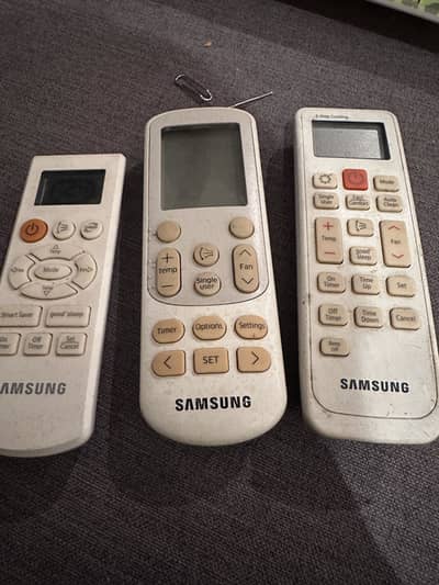 Original Samsung AC remotes 3 pieces