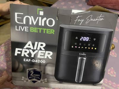 Enviro Air Fryer brand new in warranty, market price 29000