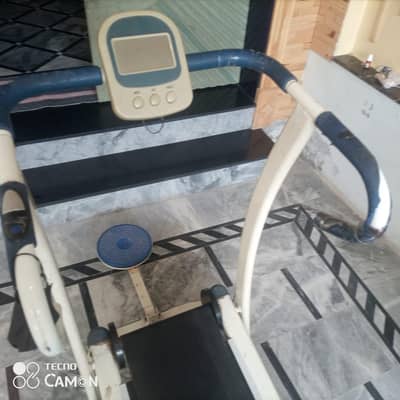 Manual treadmill - Multi Functional Foldable Flat Running Machine