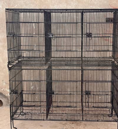 Master Cage Multi-Level Pet enclosure Birds And Small Animals 6 boxes