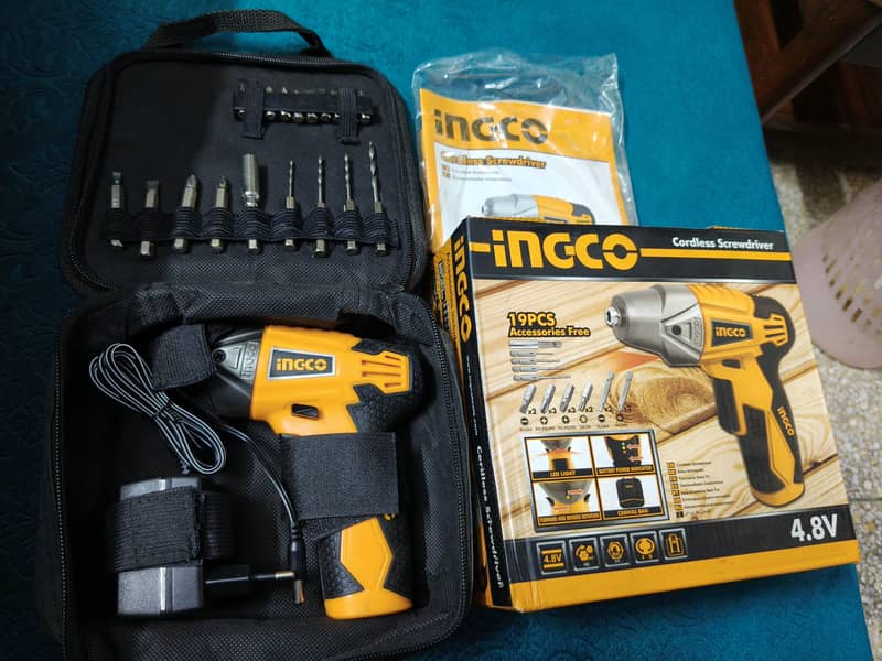 Ingco Cordless Screwdriver Bundle  Pack 0