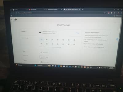 Lenovo thinkpad core i5 7th generation 8GB Ram