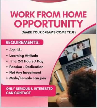 job for home Income 30k 40k  50k 90k