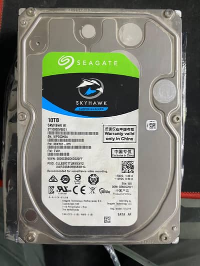 10 TB  HDD Hard Drive 2 piece