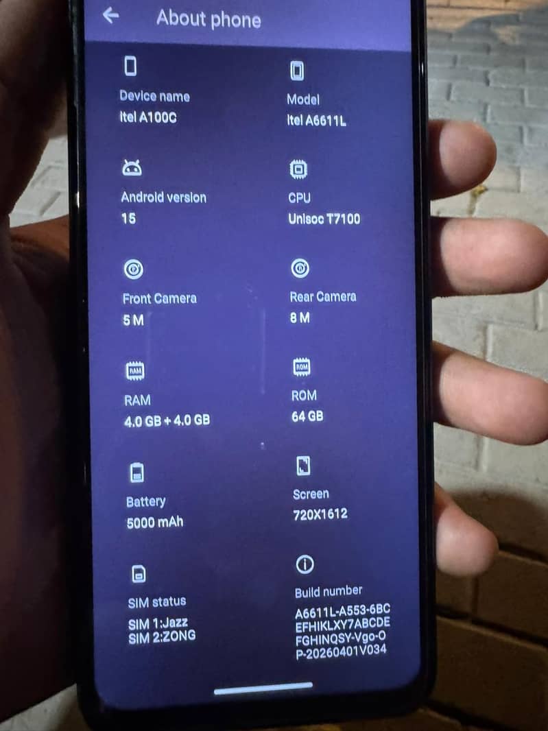 itel a100c 2